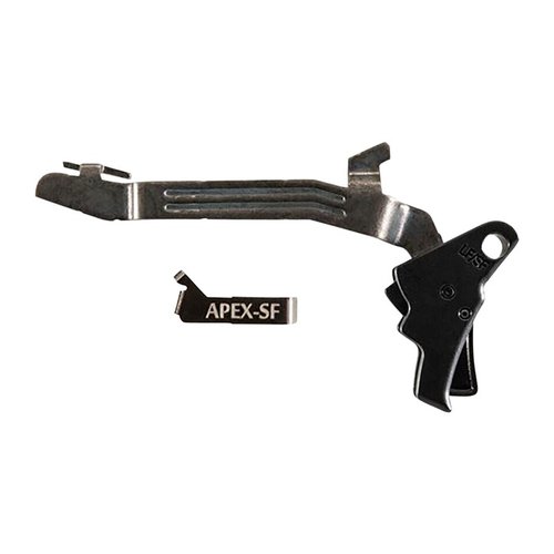 Oppgrader din Glock Slimline med Apex Action Enhancement Kit for en jevnere avtrekk, kortere reset og en forbedret avtrekksvekt på 5,5 pounds.