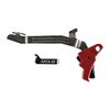 Oppgrader din Glock Slimline med Apex Tactical Action Enhancement Kit for en jevnere avtrekk, kortere reset og en forbedret avtrekksvekt på 5,5 lbs.