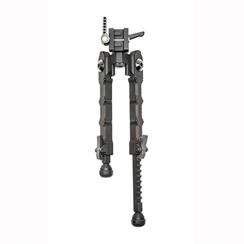 Accu-Tac SR-5 G2 bipod gir stabilitet og justerbarhet med raskt frakoblingssystem, fem høyder og uavhengige ben for presisjon og pålitelighet.