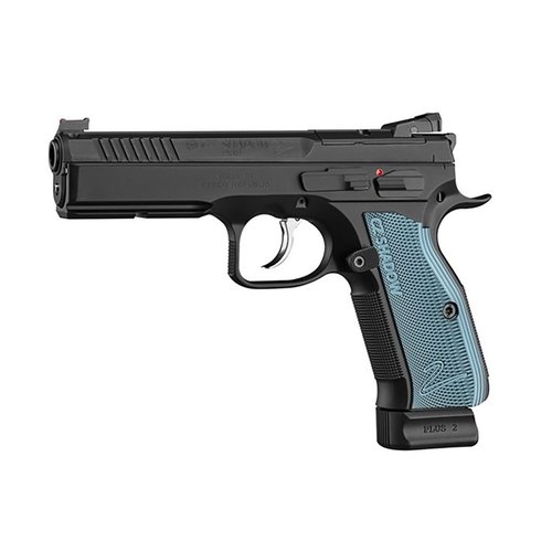 SHADOW 2 OPTIC READY 9MM har en optikkplate for rødpunktsikter, justerbar magasinutløser, og en slitesterk nitridebehandling for maksimal holdbarhet.