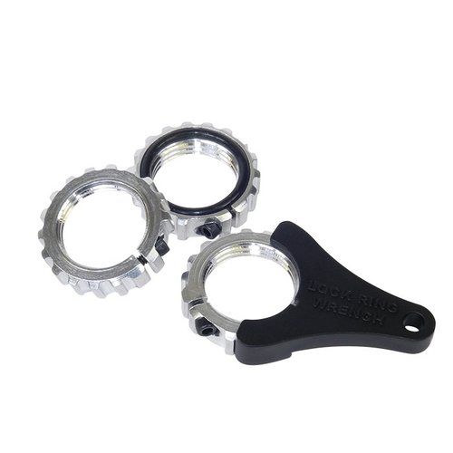 Lee Ultimate Lock Rings gir et sikkert grep med splined design og "O" ring som forhindrer at de løsner under bruk. Inkluderer låseringnøkkel for enkel installasjon.