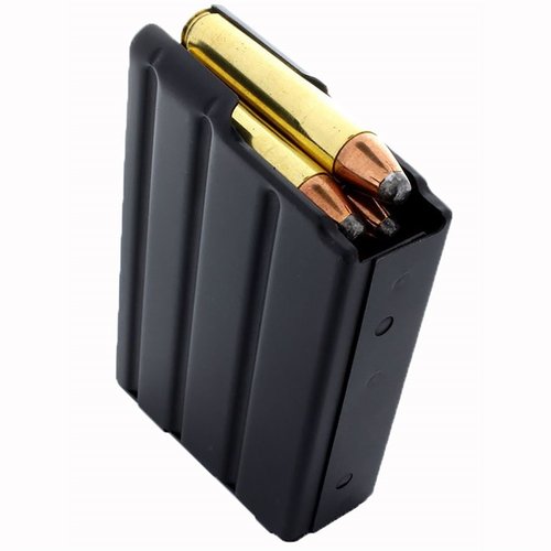 .350 Legend DURAMAG SS™ magasin i rustfritt stål gir pålitelig mating, lang holdbarhet og sikker lagring, tilgjengelig i 5rd, 10rd og 20rd kapasitet.