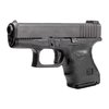 Hogue Wrapter gummigrep gir overlegen grep og hold, er 30% tynnere enn et kredittkort og tilpasser seg nøyaktig formen på din Glock 26 Gen 3.