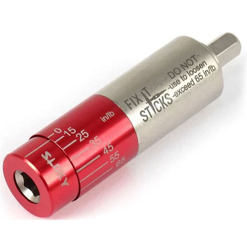 Fix It Sticks All-In-One Torque Driver gir presis justering av bolter med justerbart moment (15-65 in-lb) i et kompakt og bærbart design, perfekt for feltbruk.