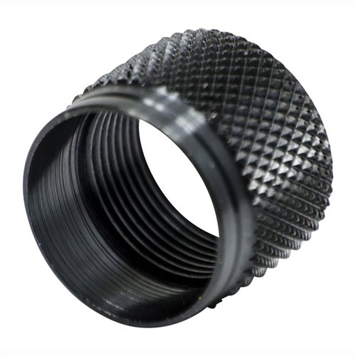 Beskytt trådene på løpet ditt med GrovTec Muzzle Thread Protector; robust stål, knurling for enkelt grep og et ferdig utseende når ingen enhet er installert.