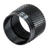 Beskytt trådene på løpet ditt med GrovTec Muzzle Thread Protector; robust stål, knurling for enkelt grep og et ferdig utseende når ingen enhet er installert.