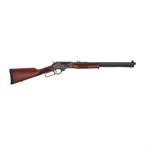 Henry Color Case Hardened Lever Action Side Gate tilbyr tradisjonell stil med moderne sikkerhetsfunksjoner, tilgjengelig i .30-30 og .45-70 kaliber.