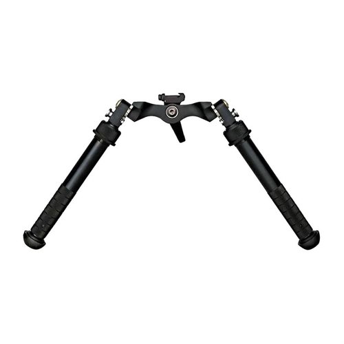 SUPER CAL bipoden fra ACCU-SHOT har 45° benposisjoner, ikke-roterende ben og en robust konstruksjon av 6061-T6 aluminium for maksimal stabilitet og ytelse.
