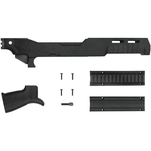 SB22 Fixed Chassis Kit er en lett, modulær løsning for Ruger 22 Charger og 10/22, med Picatinny-monteringer og inkluderer Reptilia CQG Grip.