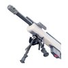 BADGER ORDNANCE Low Profile Enhanced Bipod Kit tilbyr en lett 11,7 oz Harris BRM-S 6"-9" bipod med LPHM Picatinny/M-LOK festemontasje for stabilitet.