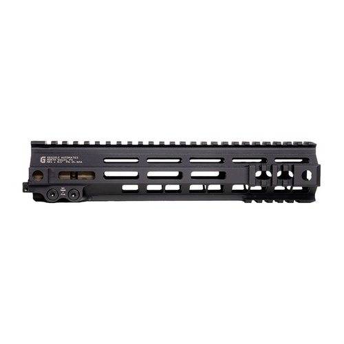 Geissele MK4 M-LOK™ er en ultralett og modulær rail med M1913 picatinny seksjoner, optimal varmeavledning og mulighet for tilbehør, perfekt for AR-15/M16.