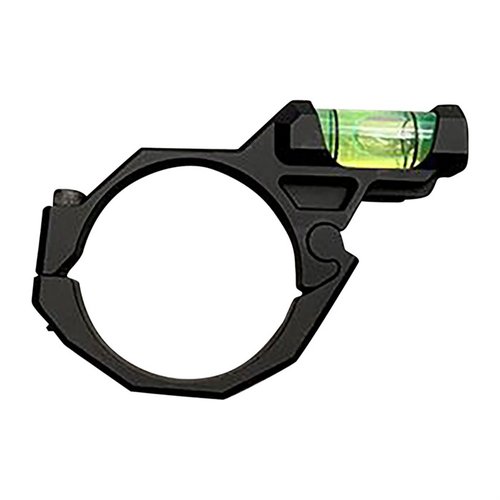 HALOX SCOPE LEVEL er laget av ultra-sterk 7075-T6 flyaluminium, veier under 0,5 oz, og gir optimal synlighet med Vial-Bridge™ og Jaw-Bone™ for enkel montering.