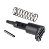 Strike Industries AR-15 Extended Forward Assist girer bedre kontroll med sitt L-formede design, laget av lett 6061-T6 aluminium og med en slitesterk verktøystål pawl.