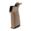 Strike Industries AR Overmolded Pistol Grip gir bedre kontroll med gummierte overflate, 3 vinkler, komfortabel beaver tail og sikker oppbevaring med gummikopp.