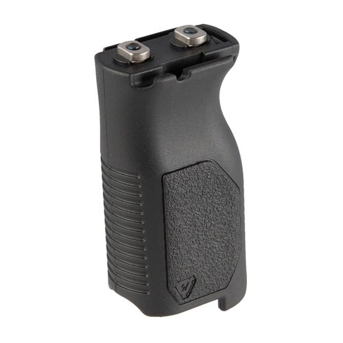Strike Industries Angled Grip med kabelhåndtering gir 86° grep vinkel, stabilitet ved bordkant og effektiv oppbevaring av ledninger for bedre kontroll.
