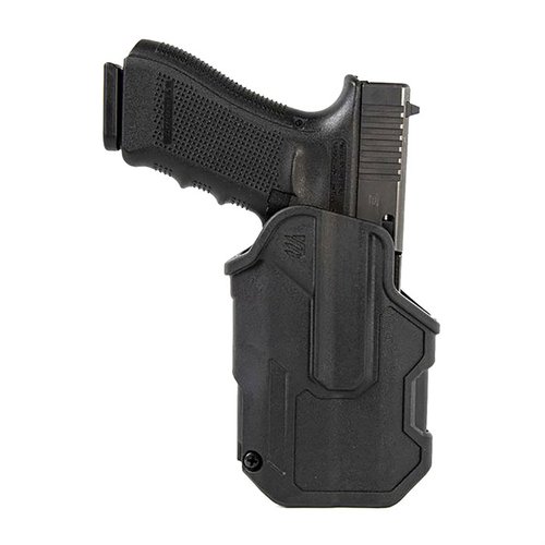 T-SERIES L2C-holster med tommelaktiverte låsemekanismer gir sikkerhet og rask tilgang til våpenet under stressende situasjoner, uansett værforhold.