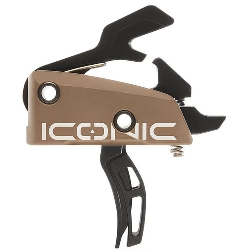 ICON av Rise tilbyr en Dual Blade AR-15 to-trinns avtrekker med en jevn første fase, distinkt vegg mellom trinnene og en ultra-klar avtrekksbryter.