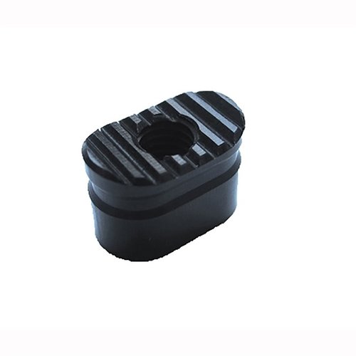 .308 Enhanced Magazine Release med ergonomisk, buet og serratert knapp for bedre grep, laget av 4140 stål, perfekt for 7.62mm ARs og ambidextrous bruk.