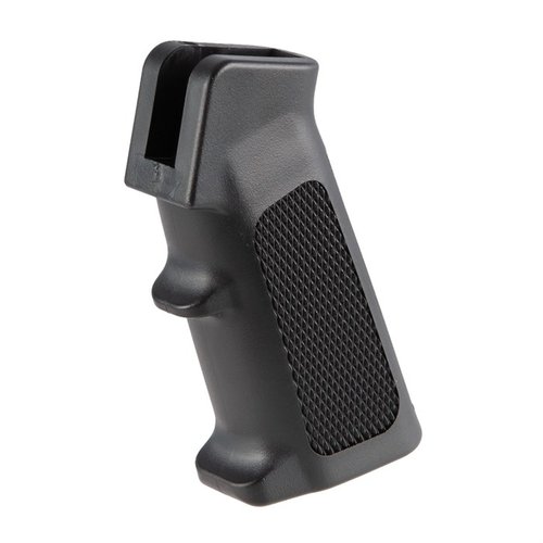Sons of Liberty Gun Works A2 Pistol Grip gir en komfortabel og sikker håndtering av din Mil-Spec AR-15, perfekt for presisjon og kontroll.