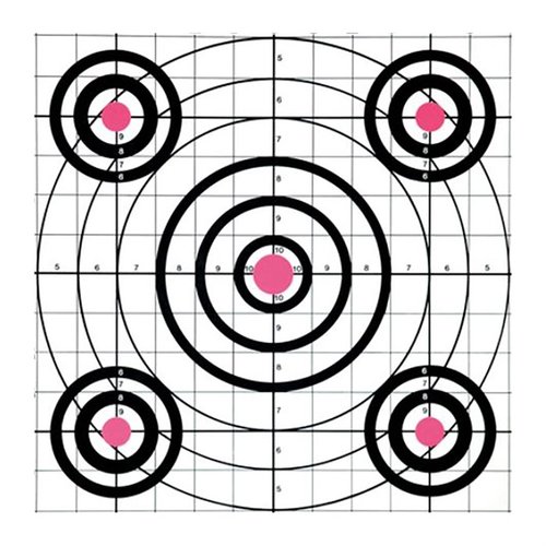 SCORE KEEPER BULL TARGETS har sterke fluorescerende farger for enkel visning av treff, samt en innebygd notatseksjon for å spore viktige data.