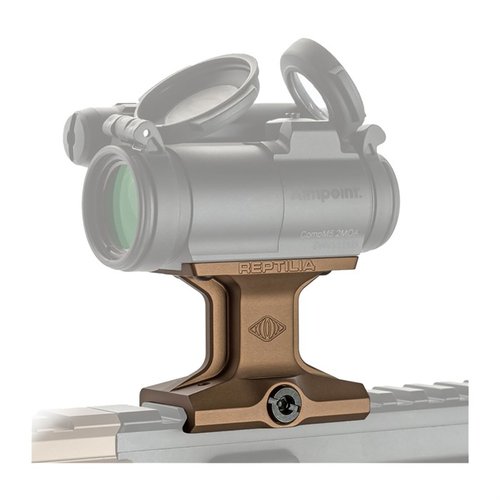 Aimpoint Micro DOT Mount™ fra Reptilia er en lett og slank monteringsløsning for rødpunktsikter, laget av 7075-T6 aluminium med lavprofil-design.