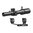 SWAMPFOX OPTICS ARROWHEAD LPVO 1-6X24 SFP ILL GUERRILLA DOT MOA-RED BLK W/MT