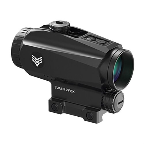 Trihawk 3x prismkikkert tilbyr et superbredt synsfelt på 52 fot ved 100 yards, god øyeavstand og rask retikkel for både nær- og mellomdistanse.