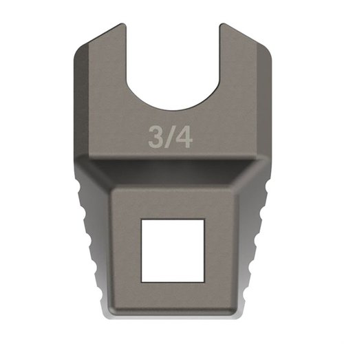 MASTER-FIT 3/4 Muzzle Device Wrench er designet for presis passform, laget av titanbelagt rustfritt stål for å sikre ønsket dreiemoment uten å skade våpenet.