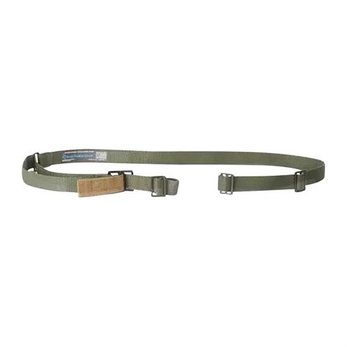 To-punkts sling med rask justering, laget av slitesterk Cordura nylon, gir fleksible bære- og skytestillinger uten å floke seg.