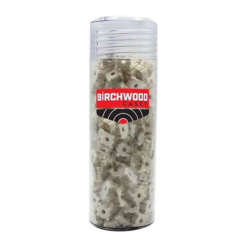 STAR CHAMBER WOOL CLEANING PADS fra BIRCHWOOD CASEY leveres i en pakke på 100 stk, laget av bomull og pakket i plasttube for enkel oppbevaring.