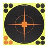 SHOOT-N-C® 8" BULLSEYE TARGET gjør treffene synlige med fluorescerende farger. Selvheftende, enkel å bruke og inkluderer reparasjonspaster.