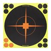 SHOOT-N-C® 12" bullseye mål gjør treff synlige med fluorescerende farger, har selvklebende bakside og inkluderer reparasjonslapper for enkel bruk.