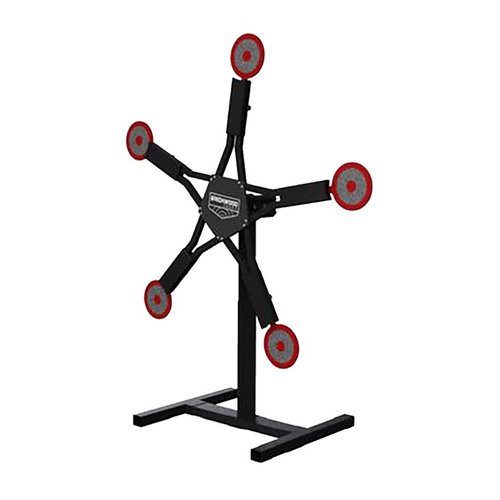 TEXAS STAR plinking target er laget for håndvåpen, rifler og hagler, 4 fot høy, med 6" mål av AR500 materiale, enkel å transportere og rask å tilbakestille.