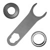 ZERO PRESS LOCKING DIE RINGS gir bedre presisjon med stor diameter, mer trådengasjement og intern nøkkeltilkobling for enklere justering og stabilitet.