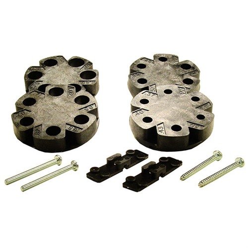 Lee Double Disk Kit hever pulvertrakten og lar deg stable to disker for dobbel kapasitet og presise justeringer fra .30 cc til 1.57 cc.
