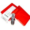 Lee Powder Thru Expanding Die lader hylsen samtidig som den utvider hylsemunningen, perfekt for bruk med powder funnel adapter eller Auto Disk.
