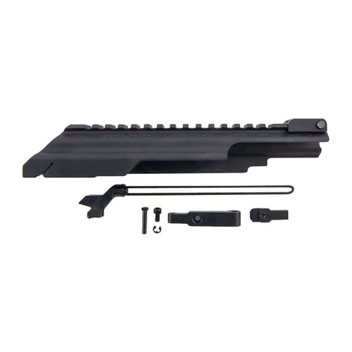 Texas Weapon Systems Gen 3 Dog Leg Rail gir en sikker plattform for optikk på AK-våpen, med enkel installasjon og mulighet for rask fjerning av dekselet.