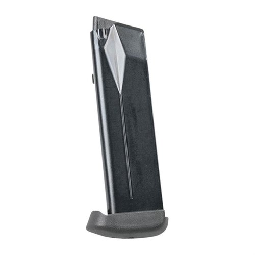 FN FNX-45 15RD MAGAZINE er laget av varmebehandlet karbonstål med svart oksidbehandling, har injeksjonsstøpt følger og fjær av varmebehandlet kromsilisiumtråd.