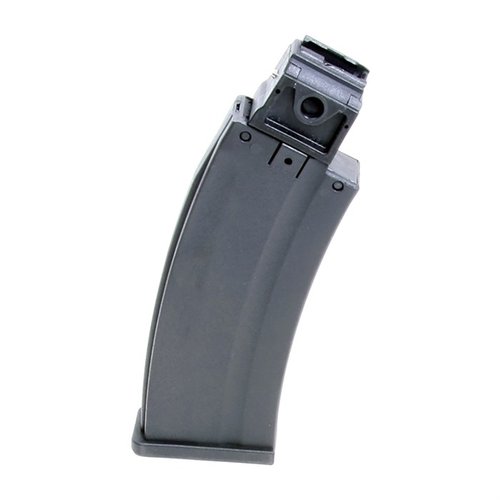 ARCHANGEL 9-22 magasiner passer til Ruger® 10/22® med høy styrke polymerkonstruksjon, 25 skudd kapasitet og livstidsgaranti. Ingen sleeve inkludert.