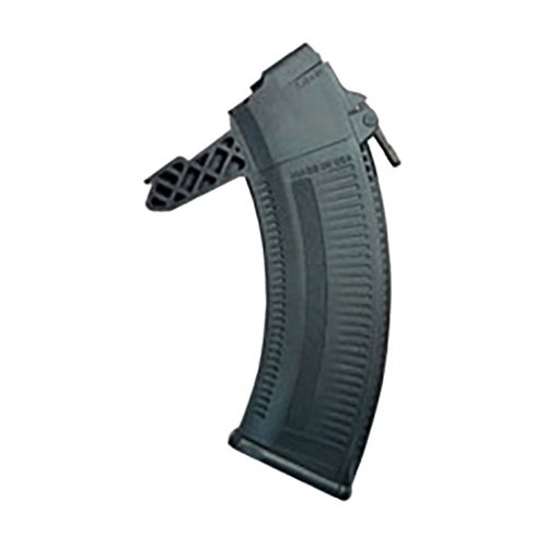 Passer til 7.62 x 39mm SKS-rifler, med en patenterte steel lever release for rask en-hånds magasinbytte og høy styrke polymerkonstruksjon.