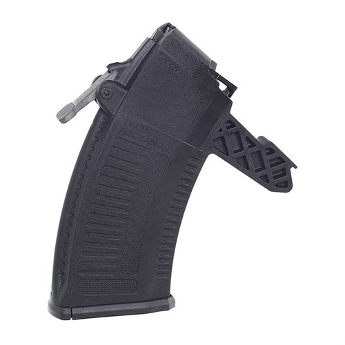 ARCHANGEL SKS LVX magasin passer til 7.62 x 39mm SKS rifler, med hurtig leverutløsning, robust polymerkonstruksjon og livstidsgaranti. Laget i USA.