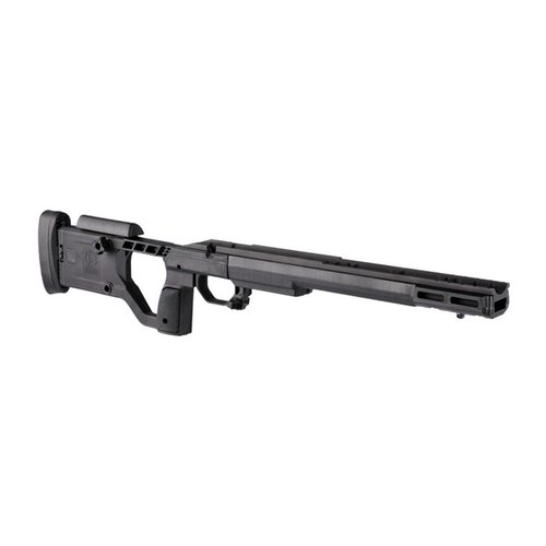 TIKKA T3X X-Ray Chassis gir lett vekt, AICS magasin-kompatibilitet, justerbar bakstykke, og ergonomi lik Whiskey-3, alt til en rimelig pris.