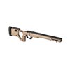 TIKKA T3X GEN 4 X-RAY CHASSIS tilbyr lett vekt, AICS magasinkompatibilitet, justerbar bakstykke og en hybrid aluminium/polymer design for optimal ytelse.