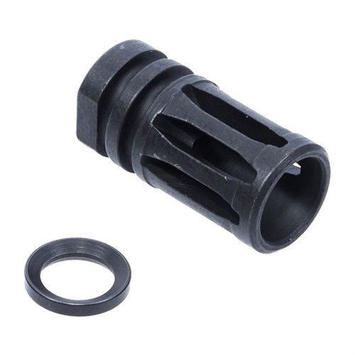 AR-15 A2 Compensator Kit 5.56mm, 1/2"-28 reduserer rekyl og forbedrer skytestabilitet, noe som gir bedre presisjon og kontroll under skyting.