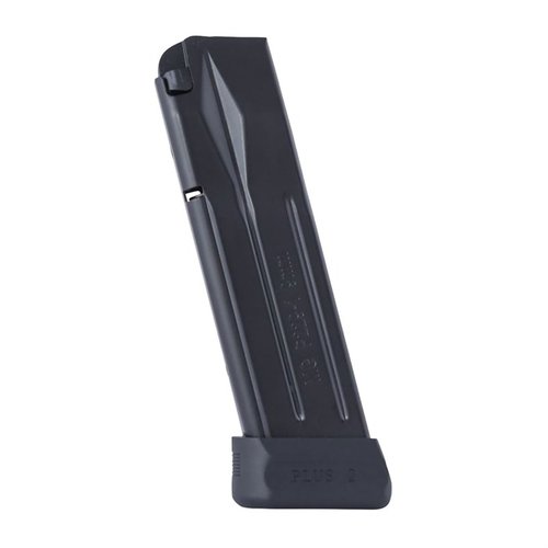 SIG Sauer P229-1 17-runders magasin fra MEC-GAR er laget av sertifisert karbonstål, TIG-sveist og varmebehandlet for maksimal holdbarhet og pålitelighet.