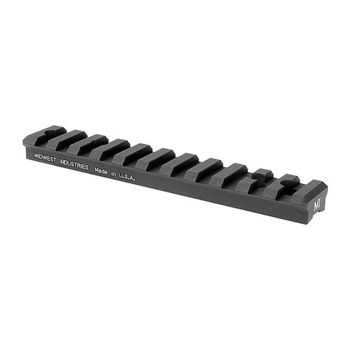 RUGER 10/22® scope mount fra Midwest Industries er laget av anodisert 6061 aluminium, veier kun 1,6 oz, og har livstidsgaranti for pålitelig ytelse.