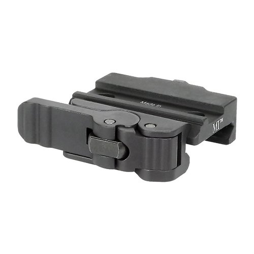 Midwest Industries Short QD Optic Mount for Atlas bipod tilbyr verktøyløs justering, overlegen klemkraft, og er laget av slitesterk anodisert 6061 aluminium.
