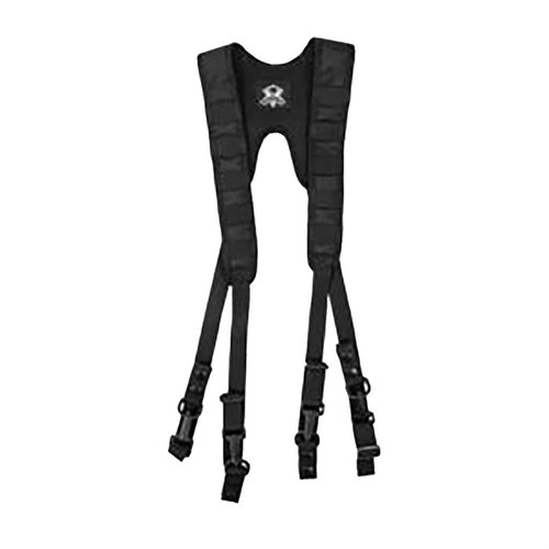 LE Duty Belt Suspenders fra Grey Ghost Gear holder beltet oppe, reduserer belastning, og gir mulighet for feste av ekstrautstyr, laget av 1050 denier ballistic nylon.
