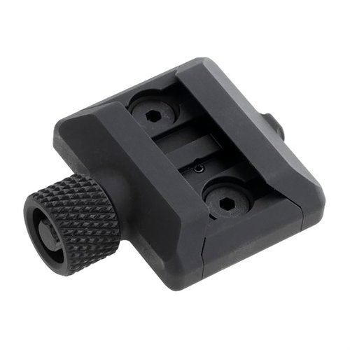 Magpul QR Rail Grabber er en kompakt og justerbar hurtigutløsningsmonteringsplate for Picatinny og RRS/ARCA, laget av aluminium for holdbarhet.