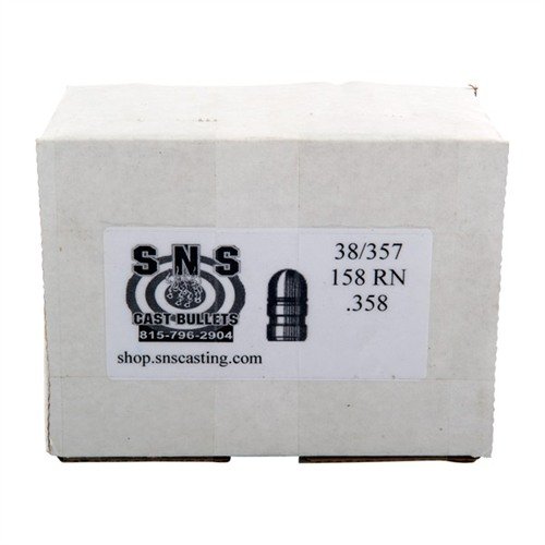Oppdag .38 kaliber pistolkuler fra SNS! 🎯 Høykvalitets, presise og økonomiske kuler for konkurranseskyttere. 500/box.